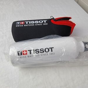 Tissot Swiss Watches Water Bottle w/ Neoprene Sleeve – New w/ Minor Mark